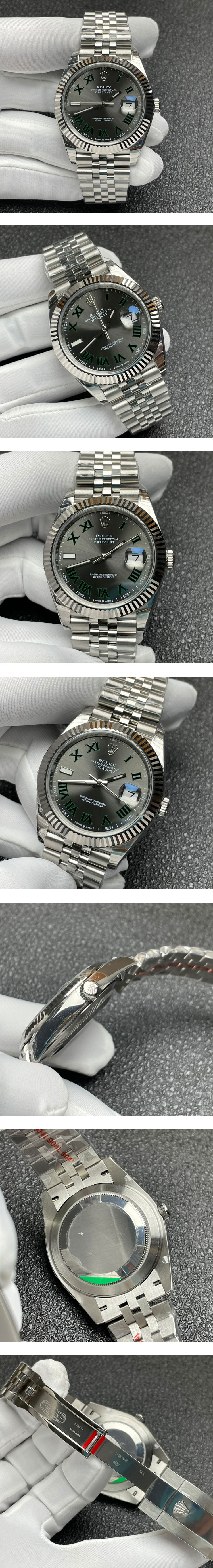 人気スーパーコピー時計ROLEX デイトジャスト 41 M126334-0022 スレートローマ