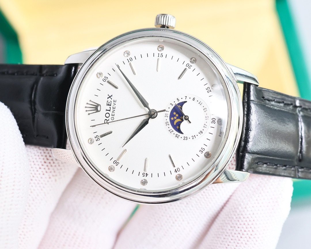 ROLEX 激安人気 チェリーニ ムーンフェイズオリジナル品質40mm 889239[3]