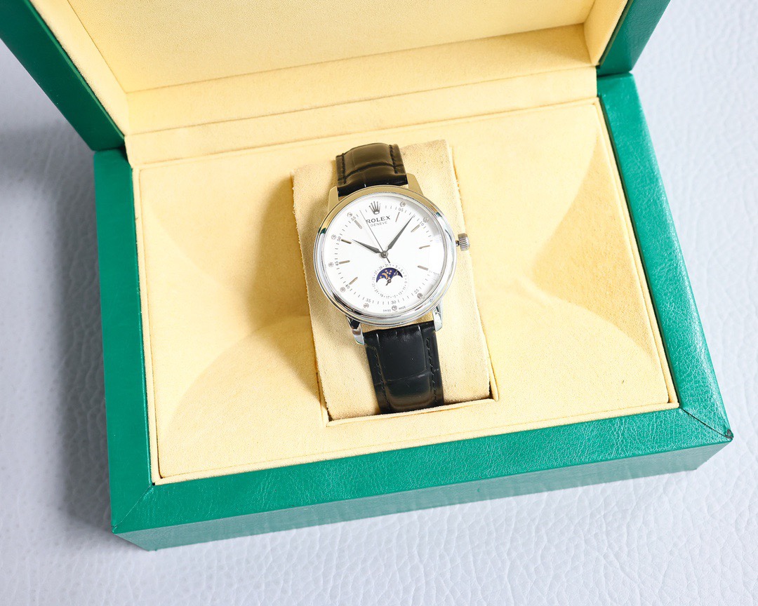 ROLEX 激安人気 チェリーニ ムーンフェイズオリジナル品質40mm 889239[5]