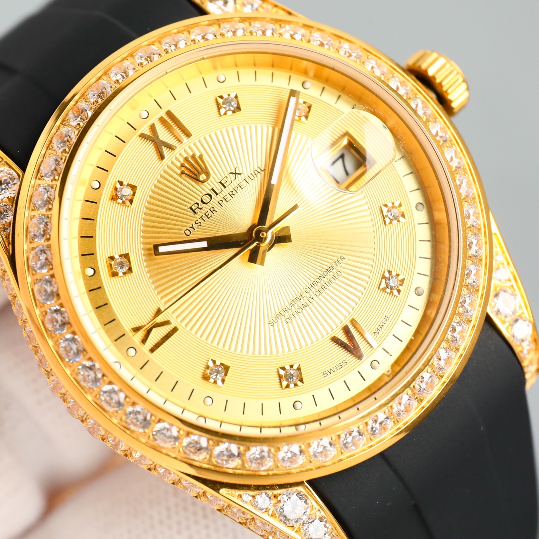 ロレックス デイトジャストコピー直売 ダイヤモンド41mm  19972LV[4]