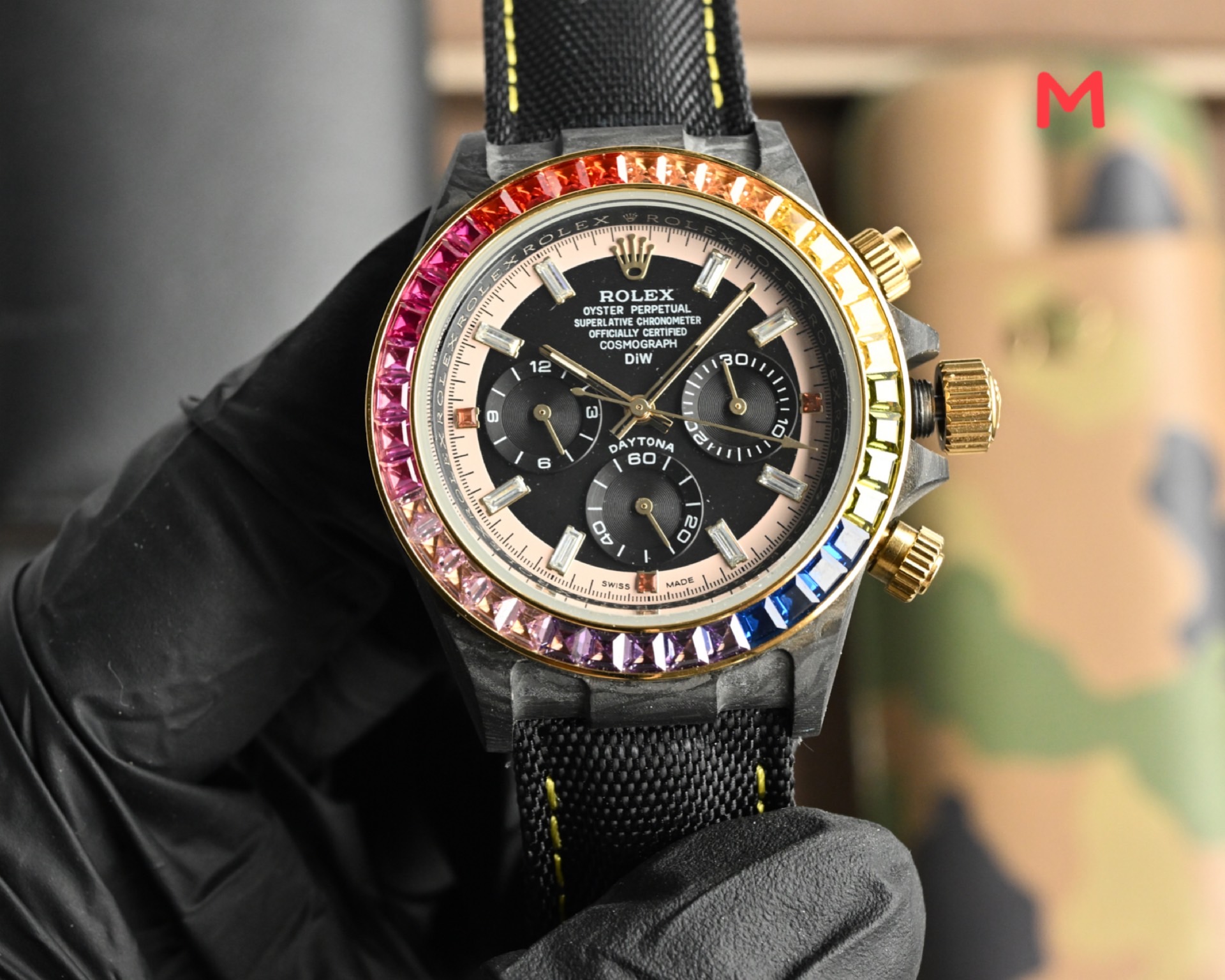 ROLEX コピー デイトナ 超人気 カーボンファイバー カスタムエディション18923020[3]