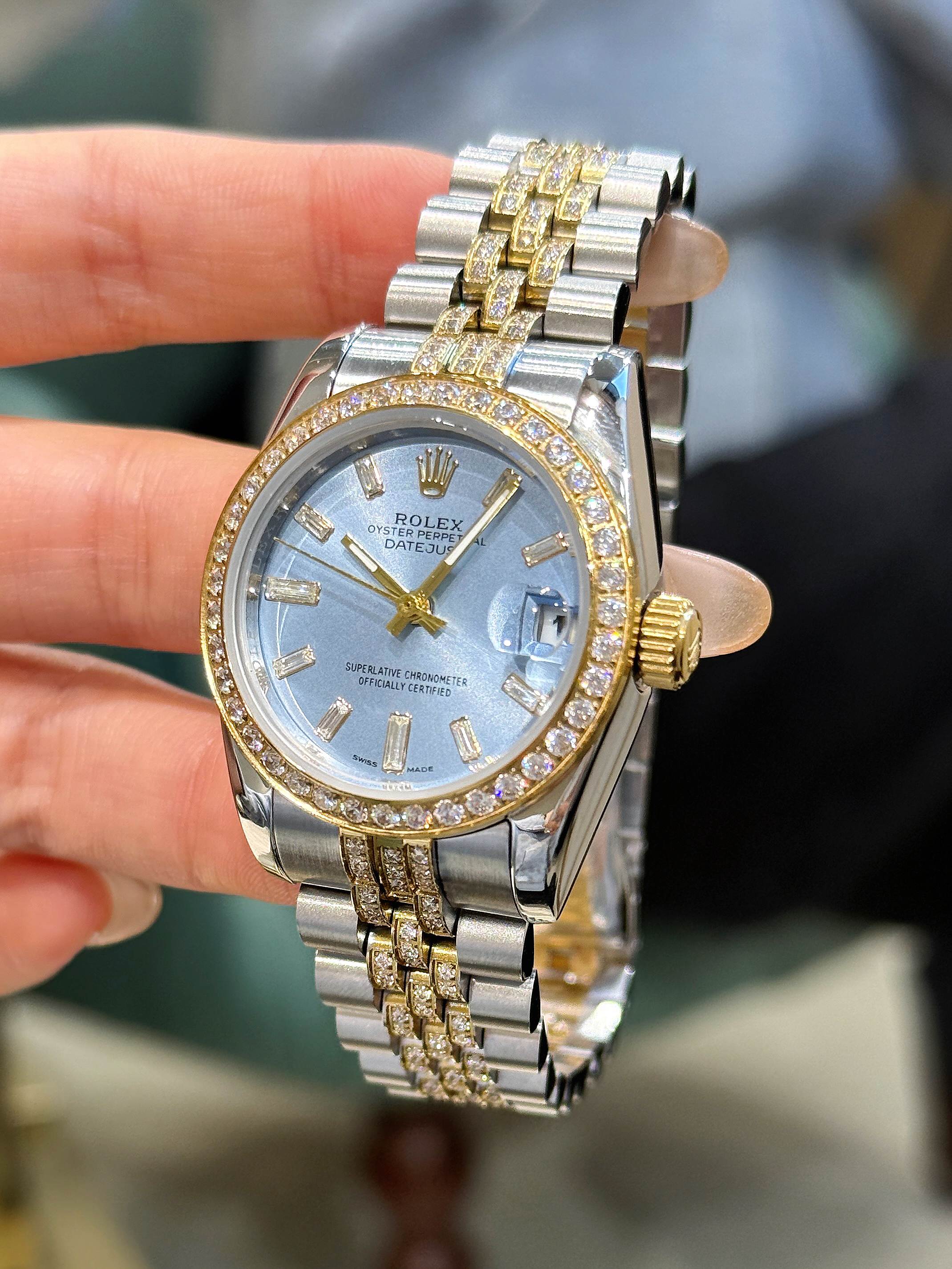 ロレックス レディ デイトジャスト 31mm ダイヤモンド 179212[10]