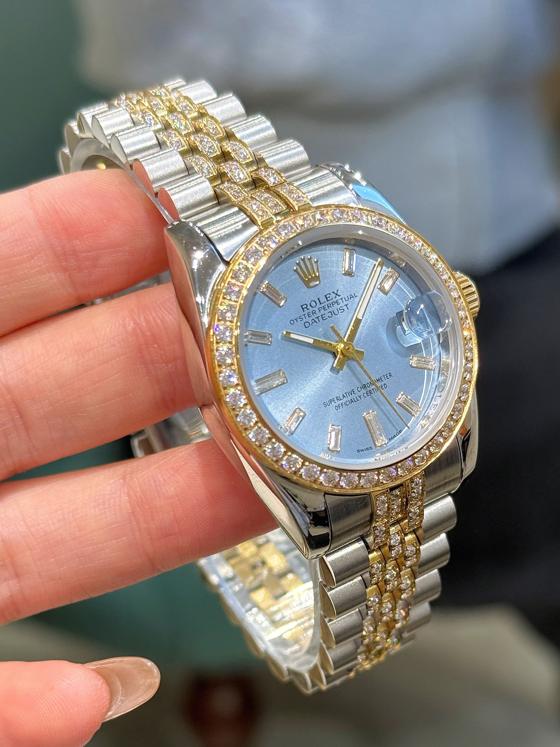 ロレックス レディ デイトジャスト 31mm ダイヤモンド 179212[3]