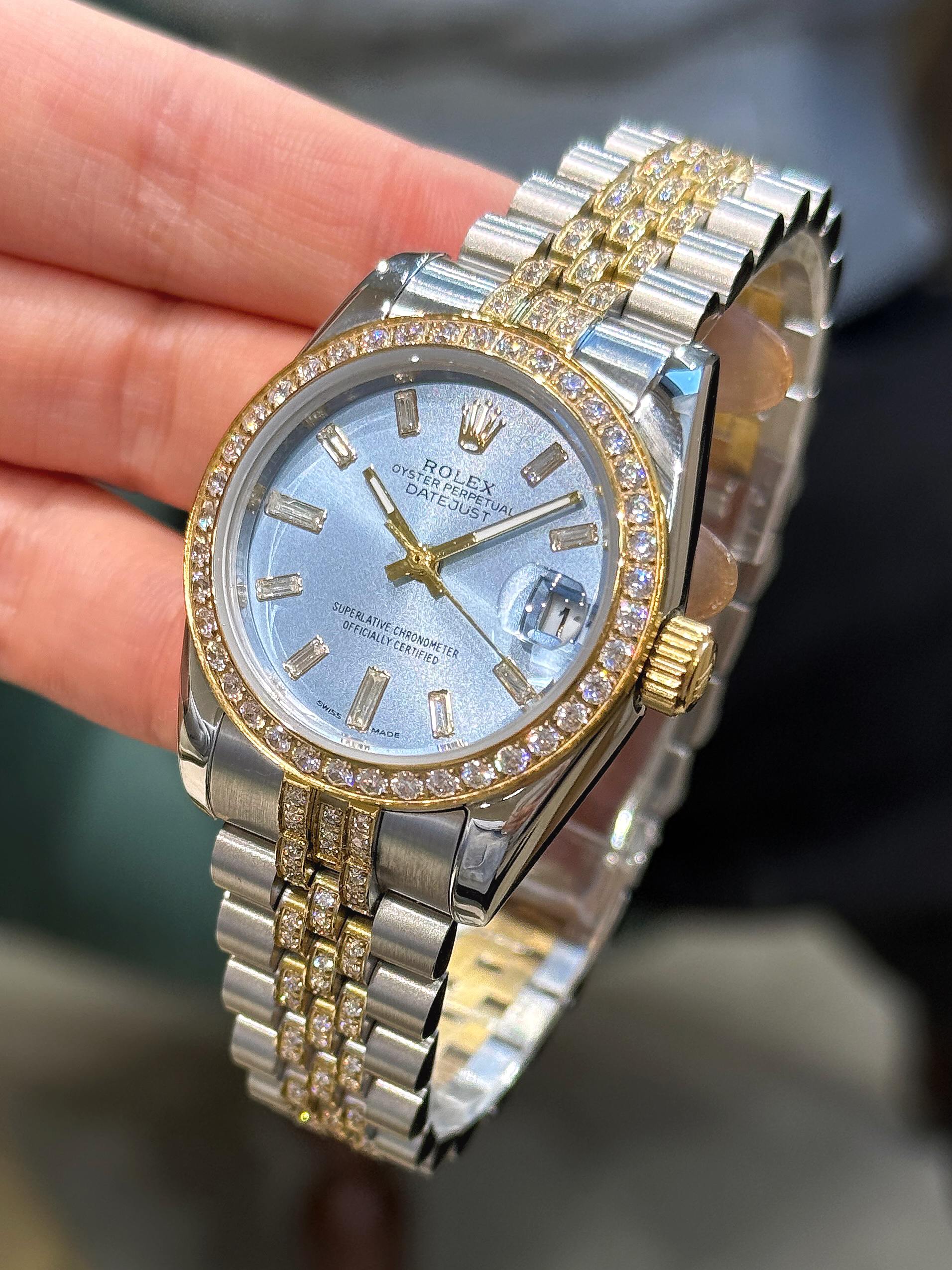 ロレックス レディ デイトジャスト 31mm ダイヤモンド 179212[4]