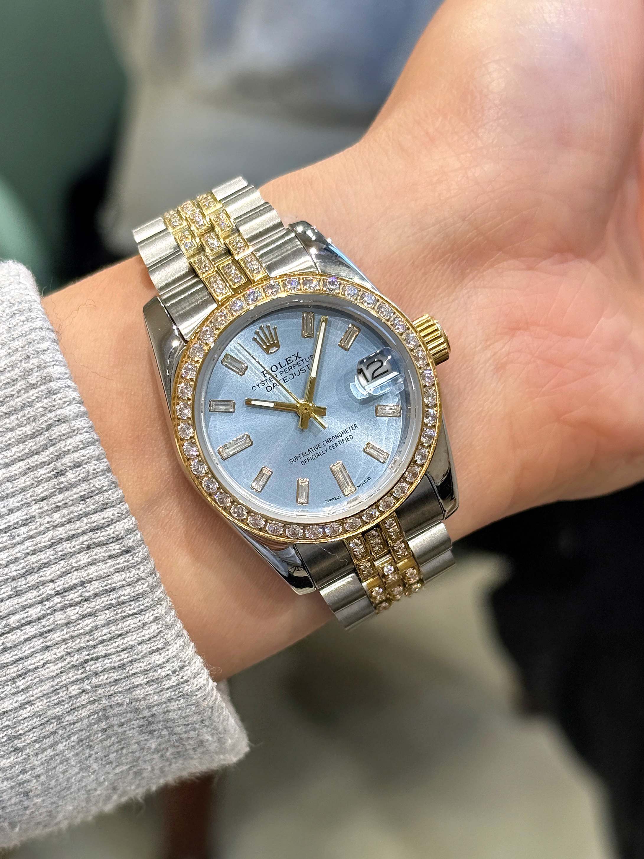 ロレックス レディ デイトジャスト 31mm ダイヤモンド 179212[6]