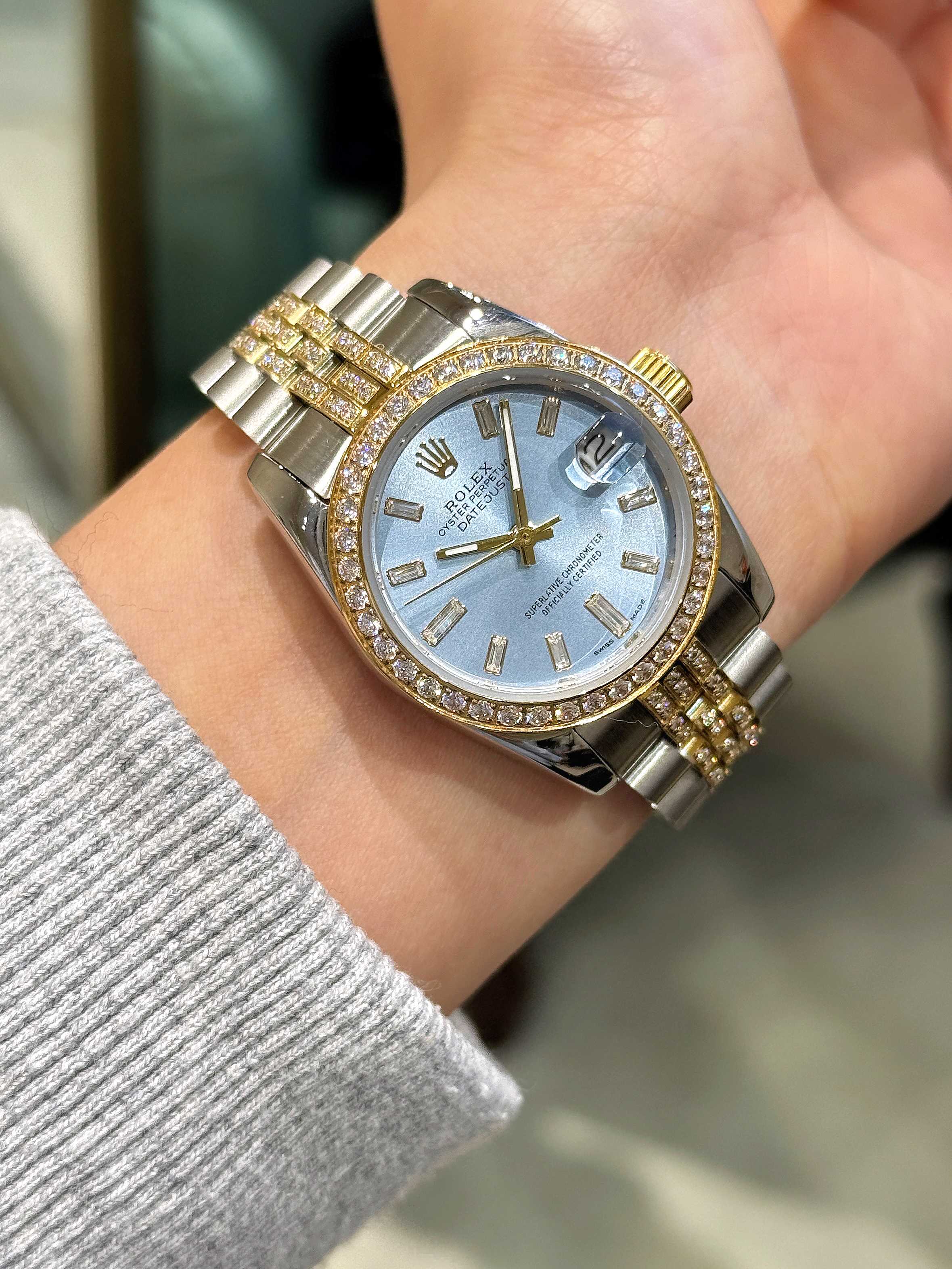 ロレックス レディ デイトジャスト 31mm ダイヤモンド 179212[7]