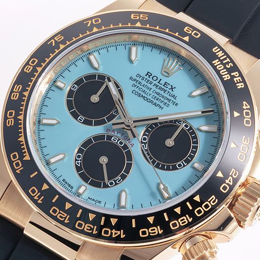 卓越性 デイトナ激安 ターコイズ/ブラック126518LN