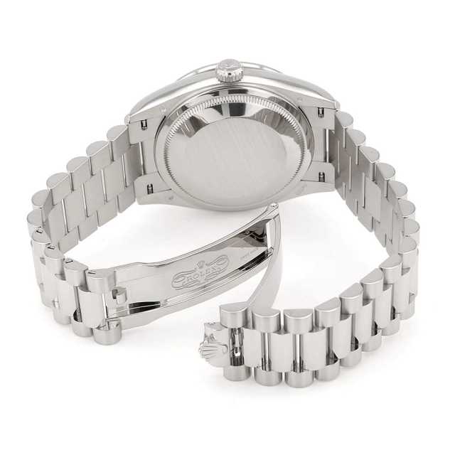 卓越性ロレックス128349RBRコピー デイデイト36 ベゼルダイヤ ブルー オンブレ[3]