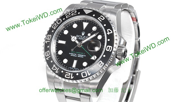 ロレックス(ROLEX) 時計 ＧＭＴマスターII 116710LN