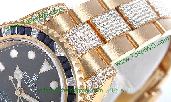 ロレックス(ROLEX) 時計 GMTマスターII 116758SARU