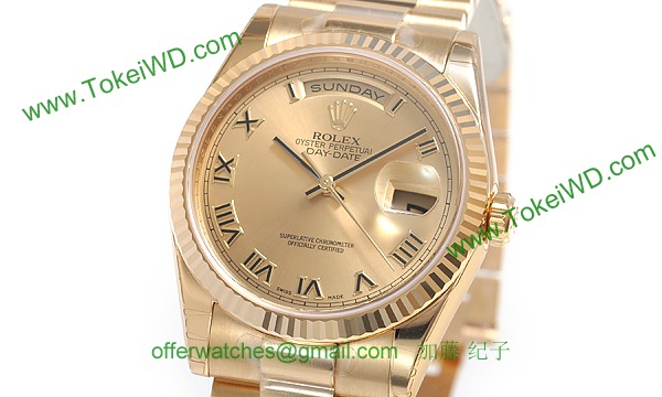 ロレックス(ROLEX) 時計 デイデイト 118238