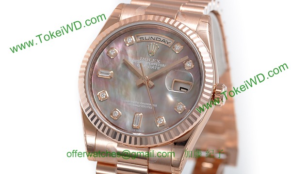 ロレックス(ROLEX) 時計 デイデイト 118235NG