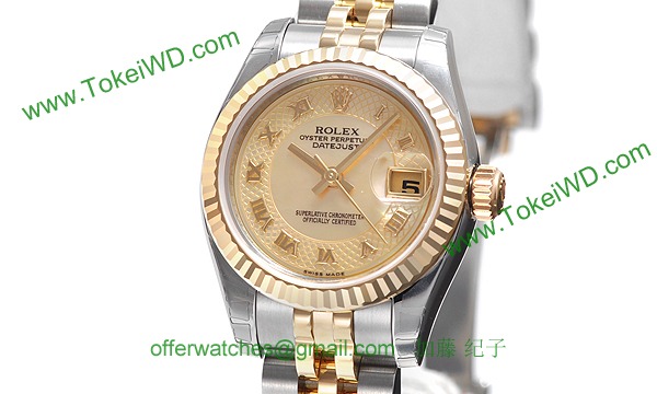 ロレックス(ROLEX) 時計 デイトジャスト 179173NRD