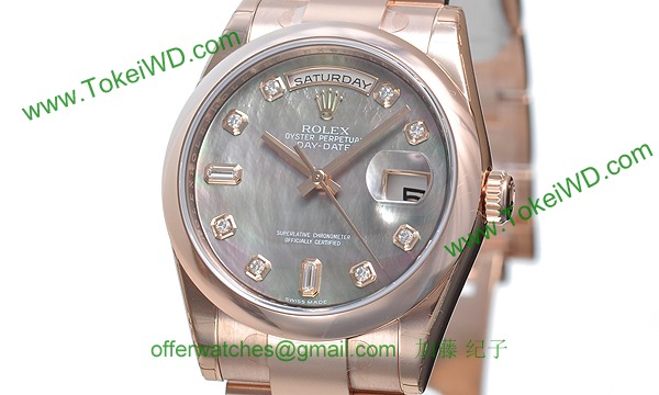 ロレックス(ROLEX) 時計 デイデイト 118205NG