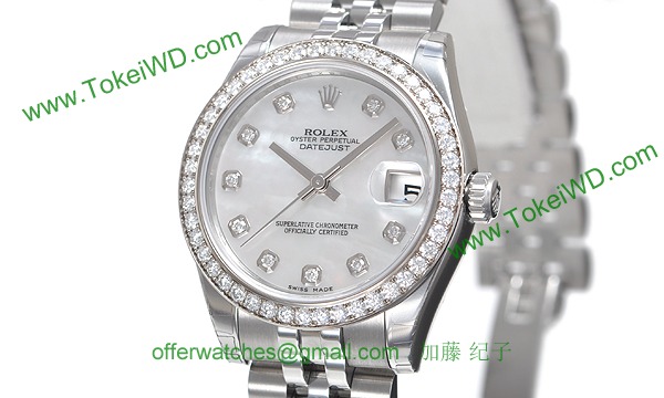 ロレックス(ROLEX) 時計 デイトジャスト 178384NG