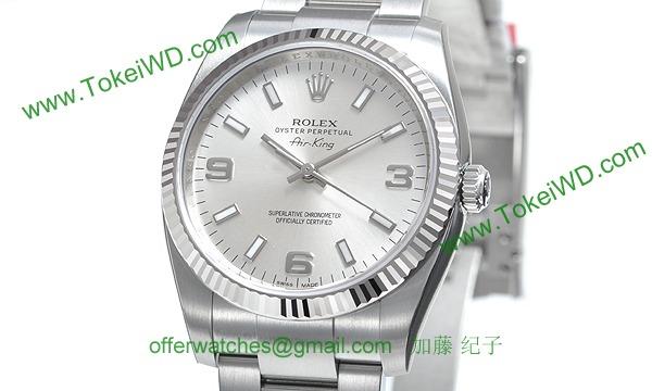 ロレックス(ROLEX) 時計 エアキング 114234