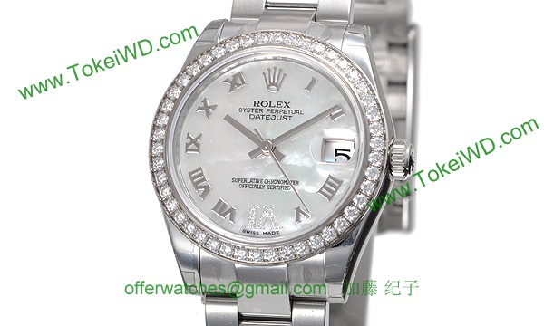 ロレックス(ROLEX) 時計 デイトジャスト 178384NR