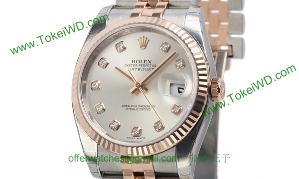 ロレックス(ROLEX) 時計 デイトジャスト 116231G