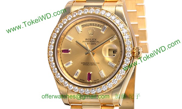 ロレックス(ROLEX) 時計 デイデイトII 218348BG