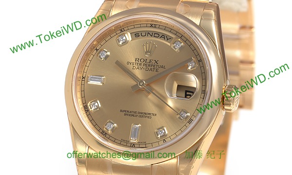 ロレックス(ROLEX) 時計 デイデイト 118208A