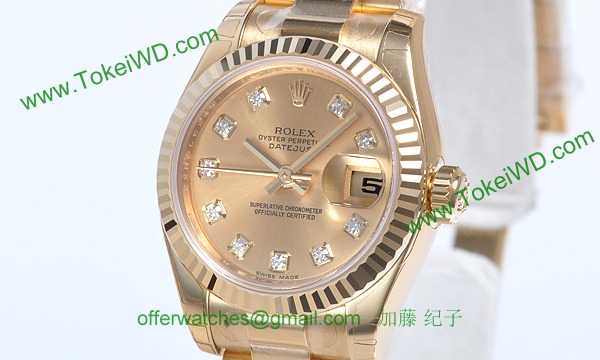 ロレックス(ROLEX) 時計 デイトジャスト 179178G