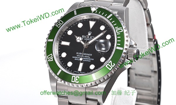 ロレックス(ROLEX) 時計 サブマリーナデイト 16610LV