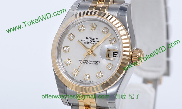 ロレックス(ROLEX) 時計 デイトジャスト 179173NG