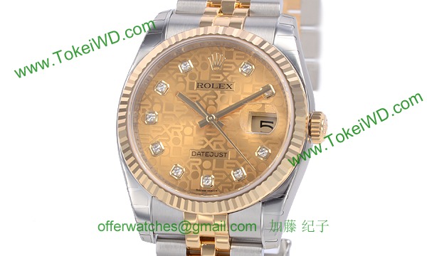 ロレックス(ROLEX) 時計 デイトジャスト 116233G