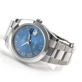 卓越性 ロレックス 偽物 126300 デイトジャスト 41mm アズーロブルー