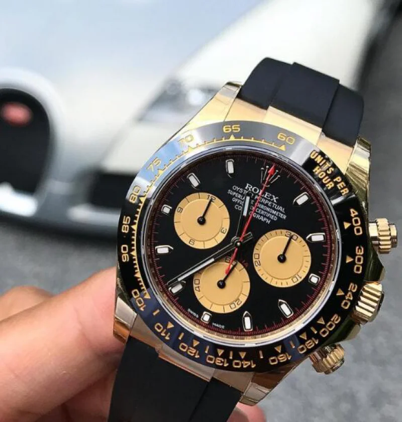 高品質スーパーコピーロレックスコスモグラフ デイトナ18Kゴールド116518LNG