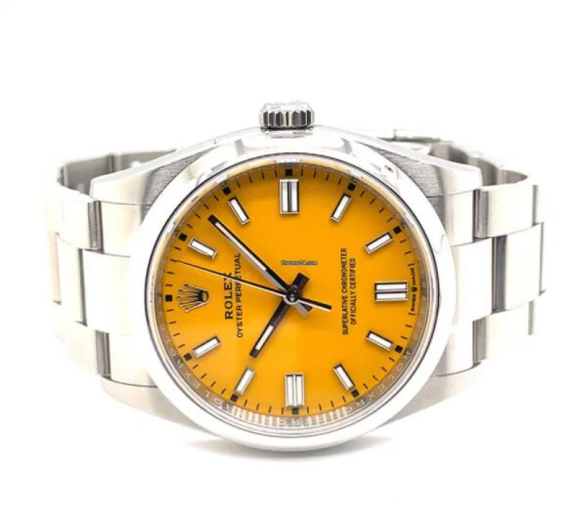 イエローROLEX オイスター パーペチュアル 126000