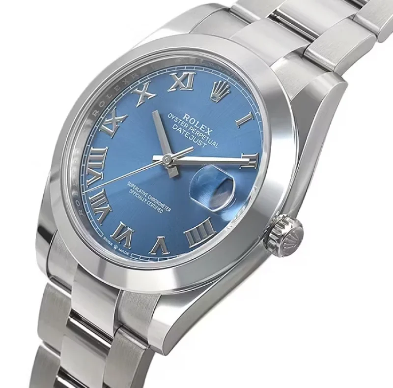 卓越性 ロレックス 偽物 126300 デイトジャスト 41mm アズーロブルー