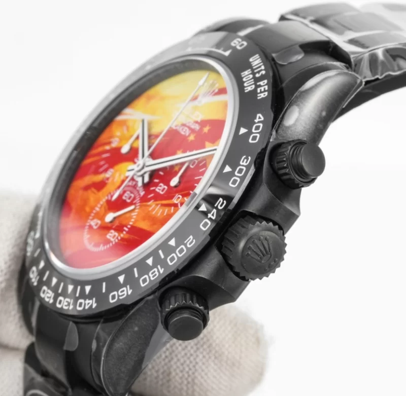 BLAKEN 限定カスタム ロレックスデイトナ 40mm DLC フルブラック 7750 ムーブメント116500LN-30
