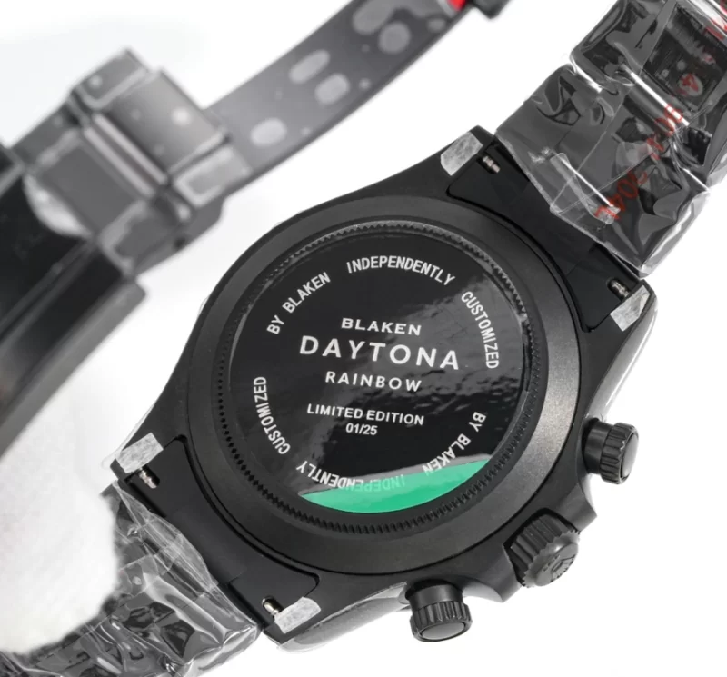 BLAKEN 限定カスタム ロレックスデイトナ 40mm DLC フルブラック 7750 ムーブメント116500LN-30
