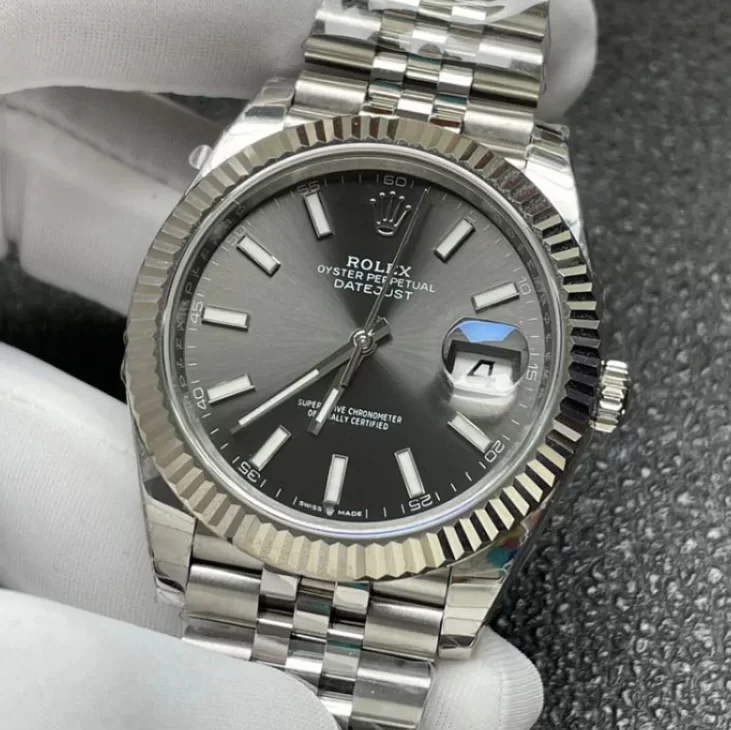 超人気41mm ロレックスコピー工場 デイトジャスト M126334-0014 スレート