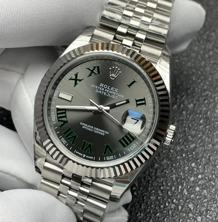 人気スーパーコピー時計ROLEX デイトジャスト 41 M126334-0022 スレートローマ