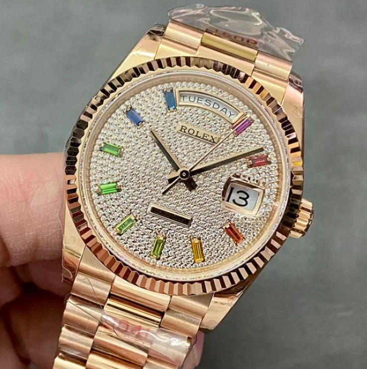 M128235-0039ロレックスコピー人気 デイデイト 36mm [満天の星] 3255搭載 904L