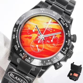 BLAKEN 限定カスタム ロレックスデイトナ 40mm DLC フルブラック 7750 ムーブメント116500LN-30