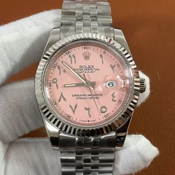 中東 ロレックスデイトジャスト 偽物126334 ピンク 41mm