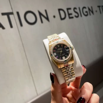 ROLEXデイトジャストスーパーコピー高級レディース腕時計 31mm レインボーゴールドモデル