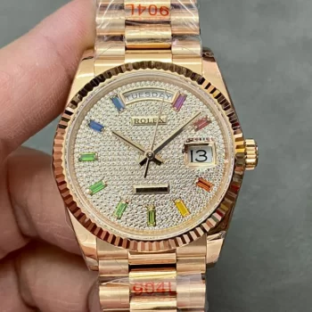 M128235-0039ロレックスコピー人気 デイデイト 36mm [満天の星] 3255搭載 904L