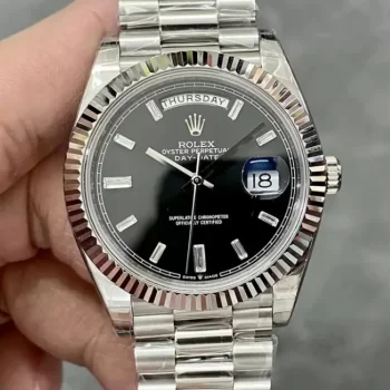 2023工場直売ロレックスコピーデイデイト M228236-0004 ブラック 40mm